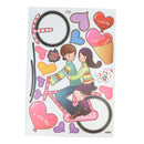 Full Love Wall Sticker Self-adhesive Decals for Decor Home,Room,Living Rooms,Couple Room,Kids Room,Hotels,Homestay,Furnitures,Window,Tile,etc