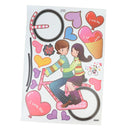 Full Love Wall Sticker Self-adhesive Decals for Decor Home,Room,Living Rooms,Couple Room,Kids Room,Hotels,Homestay,Furnitures,Window,Tile,etc