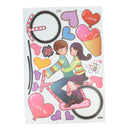 Full Love Wall Sticker Self-adhesive Decals for Decor Home,Room,Living Rooms,Couple Room,Kids Room,Hotels,Homestay,Furnitures,Window,Tile,etc