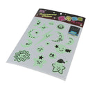 Wall Decals Stickers DIY Art Smile Face Fluorescent Sticker for Kids