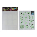 Wall Decals Stickers DIY Art Smile Face Fluorescent Sticker for Kids