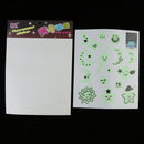 Wall Decals Stickers DIY Art Smile Face Fluorescent Sticker for Kids