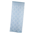 Decorative Embroidery Blue Voile Curtain Drapery Tulle Sheer Panels 1x2.5m Rod Pocket
