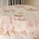 Japanese Floral Lace Cylindrical Air Conditioner Cover Cute Lace Cabinet Cover Indoor Protector