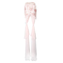 Japanese Floral Lace Cylindrical Air Conditioner Cover Cute Lace Cabinet Cover Indoor Protector