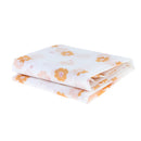 PVC European Countryside Waterproof Table Cloth Disposable Table Cover Sakura Orange Printed for Garden Home Wedding