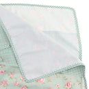 Light Green Cover Multi-Purpose Refrigerator Top Cover with Storage Organizer Bags, 175x75cm/68.90x29.53inch