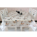 1 Piece Waterproof EVA Rectangle Tablecloth for Rectangle Table Windmill Pattern