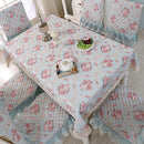 Luxury Tablecloth Dust-proof Wedding,Dining Room Table Cloth with Lace