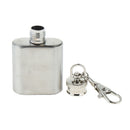 1oz Mini Pocket Hip Flask Flagon Stainless Steel Liquor Barware for Man Woman