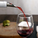 Kitchen Craft Stainless Steel Wine Pourer Pouring Spout with Bottle Stopper, Set of 1
