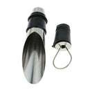 Kitchen Craft Stainless Steel Wine Pourer Pouring Spout with Bottle Stopper, Set of 1