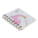 Pocket Spiral Notepad Cartoon Bird Memo Pad Book For Travel Office School