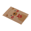 Portable Notepad Cute Cartoon Bear Memo Pad Writing Note Book 20 Lined Sheets
