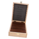 8 Pairs(16 Pieces?Precision Steel Parallel Set with Wooden Case 12 mm, 17 mm, 22 mm, 25 mm, 28 mm, 32 mm, 36 mm, 38 mm