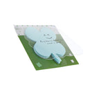 Set Of 1 Blue Self Adhesive Sticky Notes 2.71x2.17inch, Creative Clover Design Notes Pad, 20Sheets