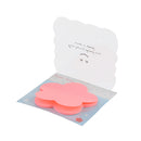 1Piece Of Staples Stickies 3x3 Inch Assorted Simple Memo Pad Flower Design
