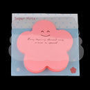 1Piece Of Staples Stickies 3x3 Inch Assorted Simple Memo Pad Flower Design