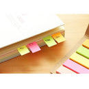 Portable Colorful Self-Stick Notes Book Sticky Notes Book Message Note Pad Office Supplies Stationary