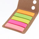 Portable Colorful Self-Stick Notes Book Sticky Notes Book Message Note Pad Office Supplies Stationary