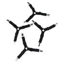 4Pcs Criss-Cross Bed Sheet Grippers Straps Clip Mattress Cover Holder Fasteners Heavy Duty