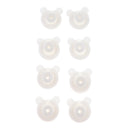 8 Pieces Quilt Clip Bed Sheet Cover Quilt Clips Fasteners White