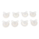 8 Pieces Quilt Clip Bed Sheet Cover Quilt Clips Fasteners White