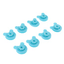 8 Pack Quilt Cover Gripper Bedding Comforter Clips Fastener Blue Color