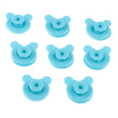 8 Pack Quilt Cover Gripper Bedding Comforter Clips Fastener Blue Color