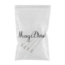 4 Pieces Elastic Bed Sheet Mattress Covers Blanket Clip Fasteners White