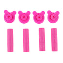 ABS Bed Sheet Clip Clamp Grippers - Keeping Quilt in Place,Pink