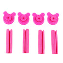 ABS Bed Sheet Clip Clamp Grippers - Keeping Quilt in Place,Pink