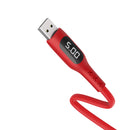 HOCO S6 Timing LED Digital Display 3A Sentinel Micro/Type-C Data Cable for Samsung Xiaomi Huawei