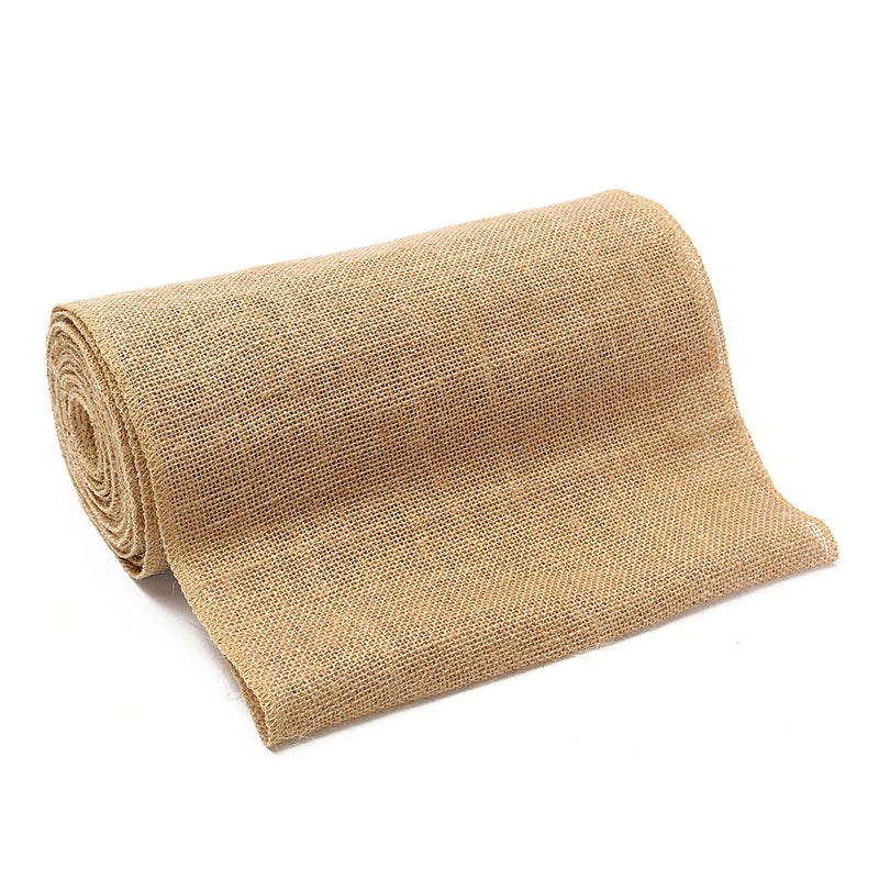 10mx30cm Burlap Table Runners Hessian Roll Fabric Jute Rustic Home Decorations