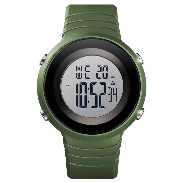 SKMEI 1507 5ATM Waterproof Stopwatch Alarm Outdoor Sports Digital Watch Men Watch