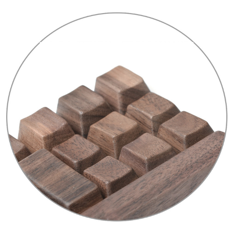 Walnut OEM Height R1 - R4 Small Single keycap Personality No Carving for Mechanical keyboard