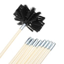 Drill Chimney Cleaning Brush Cleaning Rotary Sweep System Flexible Rod Fireplace for Electric Drill