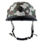BYB Retro Cruiser Half Face Helmet Motorcycle Riding Leather Camouflage/Black