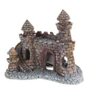 Yani Aquarium Decoration Wizard's Castle Fish Tank Shelter House  Hand Painted Realistic Castle