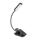 9 LED USB Rechargeable Eye-Care Dimmable Color Temperature Adjustment Book Light Clip On Table Lamp For Music Stand Night Reading Piano