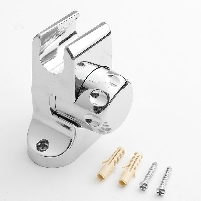 Bathroom Handheld Shower Head Holder Adjustable Wall Mount Base Bracket with Screws