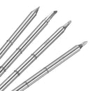KSGER 4pcs T12-K T12-B T12-BC2 T12-D24 Soldering Iron Tips T12 series for Hakko Soldering ReWork Station