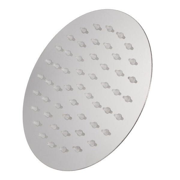 Round Stainless Steel Shower Head Ultra-thin Waterfall  Rainfall Shower Head Rain Shower