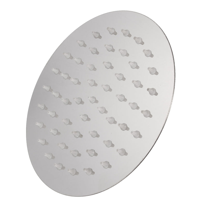 Round Stainless Steel Shower Head Ultra-thin Waterfall  Rainfall Shower Head Rain Shower
