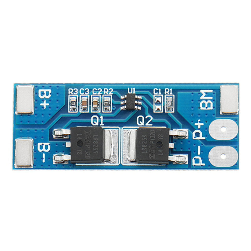 5pcs 2S 7.4V 8A Peak Current 15A 18650 Lithium Battery Protection Board With Over-Charge Protection