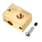 Aluminum/Brass M6 Thread V6 Heating Block For 3D Printer Part