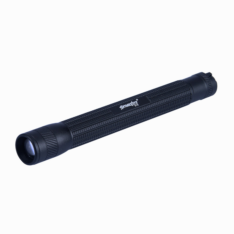 Skywolfeye B19 XPE 3Modes Zoomable LED Flashlight Pen AAA  Work Light Camping Hunting Emergency Lamp