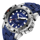 OCHSTIN GQ6124 Waterproof Outdoor Silicone Quartz Watch Luminous Display Men Wrist Watch