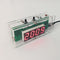 DIY C51 Microcontroller Electronic LED Light Control Temperature Digital Clock Kit With Case