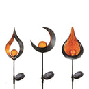 Solar Power LED Landscape Light Path Torch Flame Lighting Garden Yard Pool Path Lamp